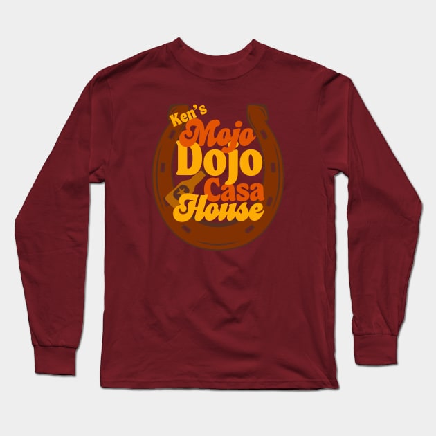 Ken’s Mojo Dojo Casa House with Brewski Long Sleeve T-Shirt by Midnight Pixels